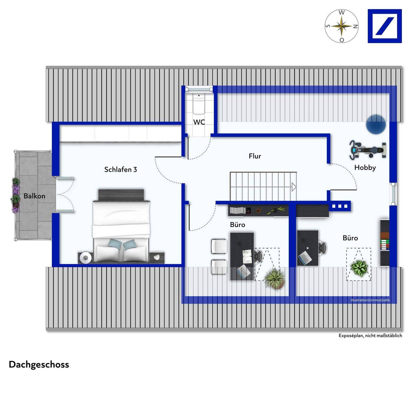 Haus mit Aussicht am Fuße des Venusberges auf Grundstück mit großem Baufenster – 53129 Bonn – Vorschaubild 4