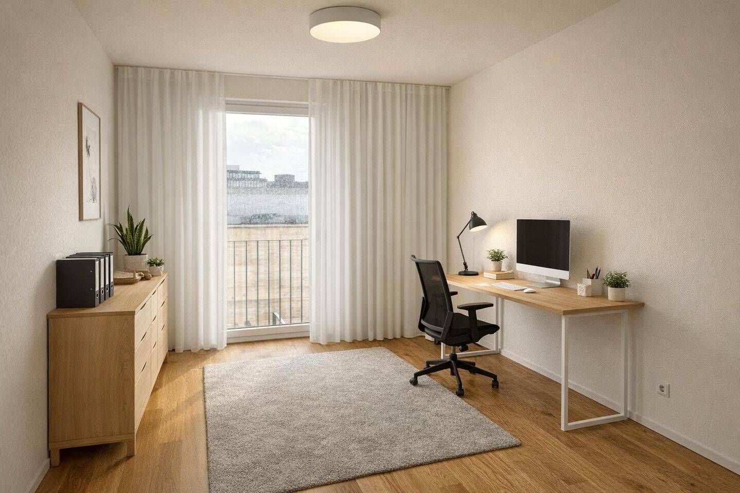 Urbanes Wohnglück: 4 Zimmer mit zwei Bädern, Balkon und hervorragender Anbindung – 40549 Düsseldorf – Vorschaubild 3