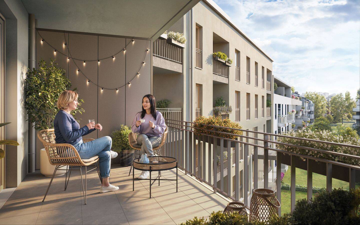 Großzügige 2-Zimmer-Wohnung mit offener Wohnküche und sonniger Dachterrasse – 50735 Köln – Vorschaubild 4