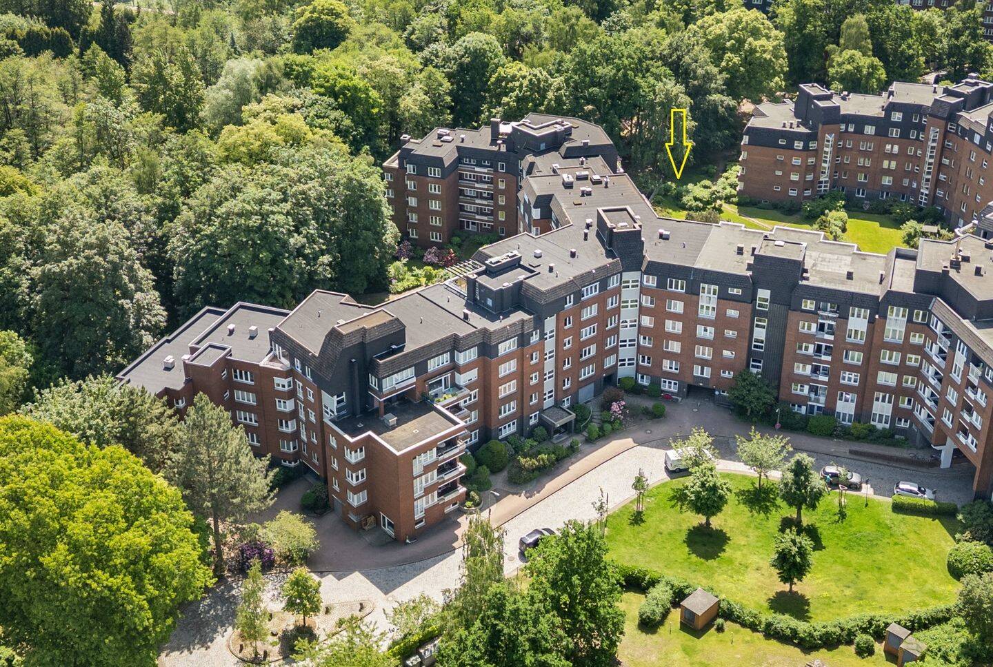 Großzügige 3-Zimmer-Wohnung mit Südbalkon, Tiefgarage & Aufzug in grüner Wohnlage – 21031 Hamburg – Vorschaubild 3