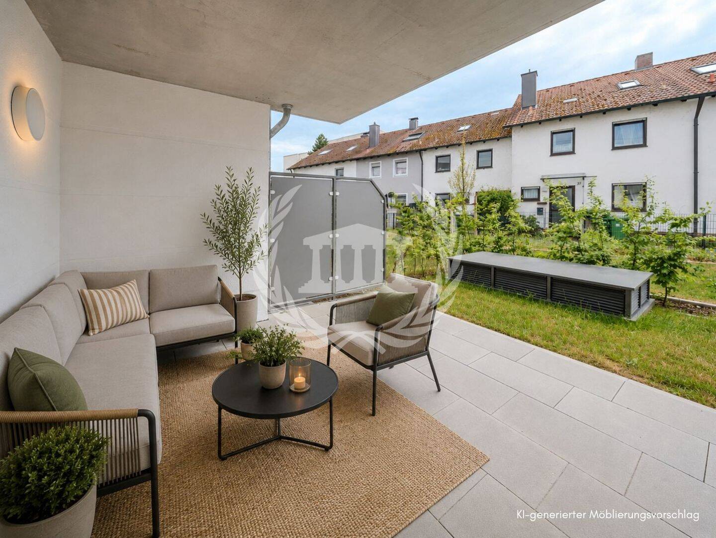 Kaufen & einziehen: 3-Zi-Neubauwohnung im EG mit großer Terrasse & Garten | KfW40 QNG | W03 – 93059 Regensburg – Vorschaubild 4
