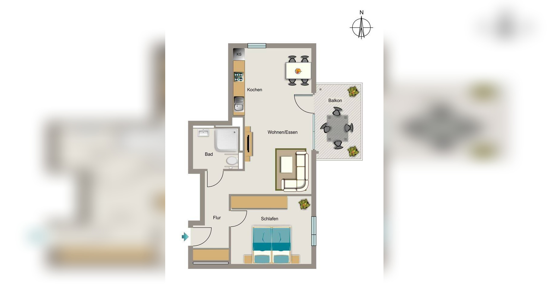 Bezugsfertige Neubauwohnung mit barrierearmer und gehobener Ausstattung – 44795 Bochum – Vorschaubild 3