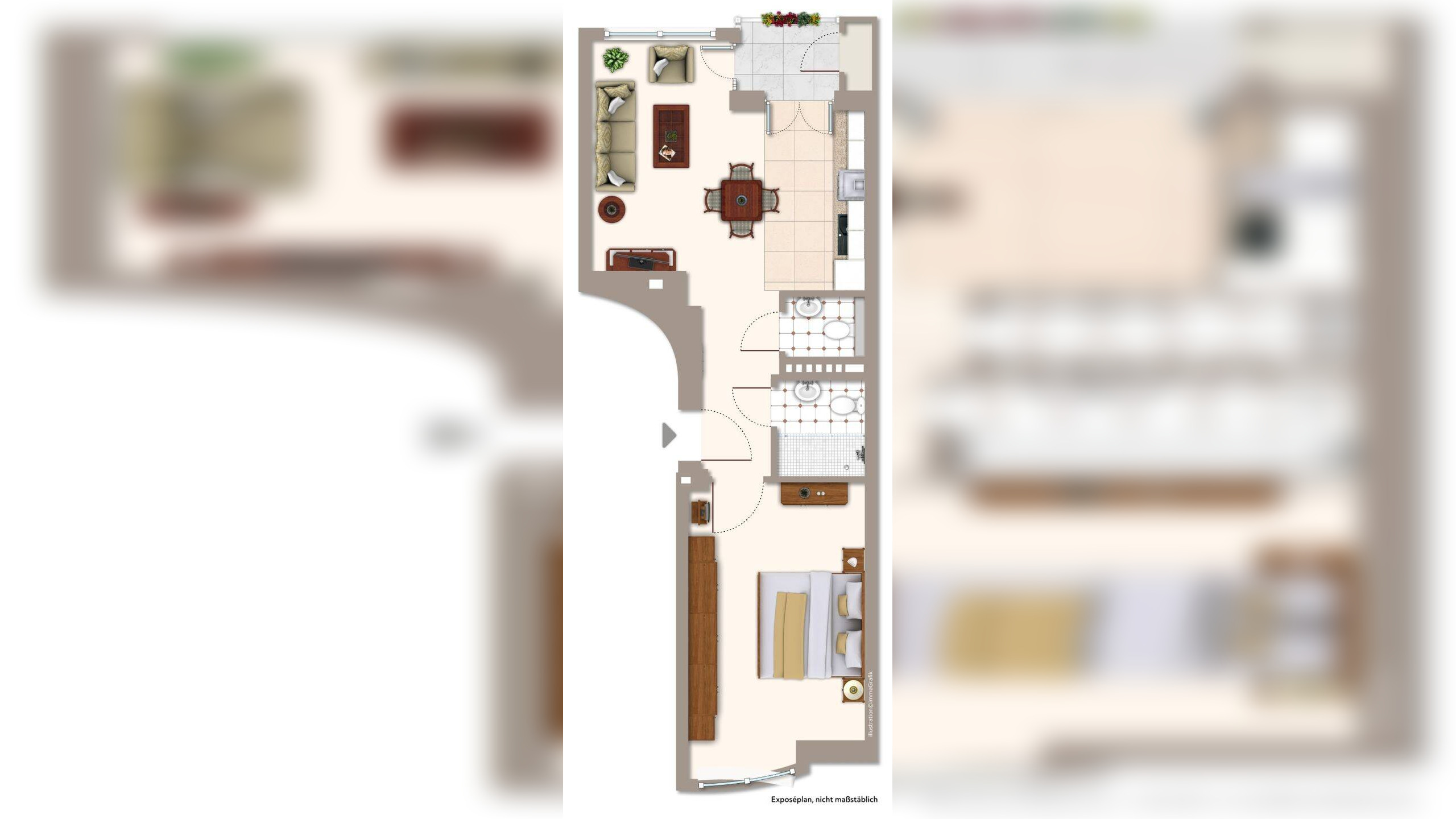 Düsseldorf-Derendorf! 2-Zimmer-Wohnung – Erstbezug nach Sanierung! – 40477 Düsseldorf – Vorschaubild 4