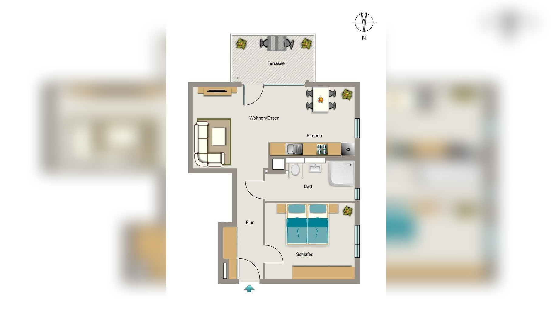 Bezugsfertige Neubauwohnung mit barrierearmer und gehobener Ausstattung – 44795 Bochum – Vorschaubild 3