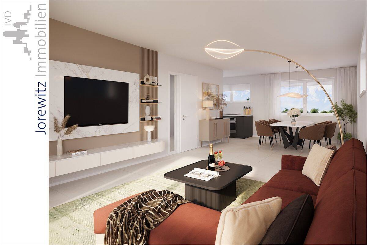 Neubau (KfW40-QNG-Standard) Senner Hellweg: Familienfreundliche 4 Zimmer-Terrassenwohnung mit Garten – 33659 Bielefeld – Vorschaubild 4