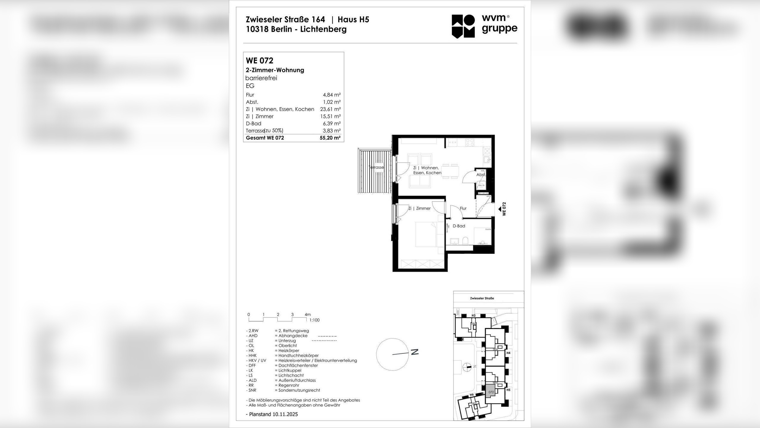 2-Zimmer-Eigentumswohnung mit Terrasse | provisionsfrei – 10318 Berlin – Vorschaubild 6