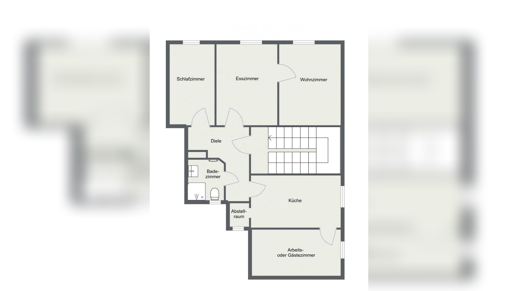 Großzügige 4-Zimmer-Wohnung in klassischem Altbau Nähe Ostpark – 33604 Bielefeld – Vorschaubild 3