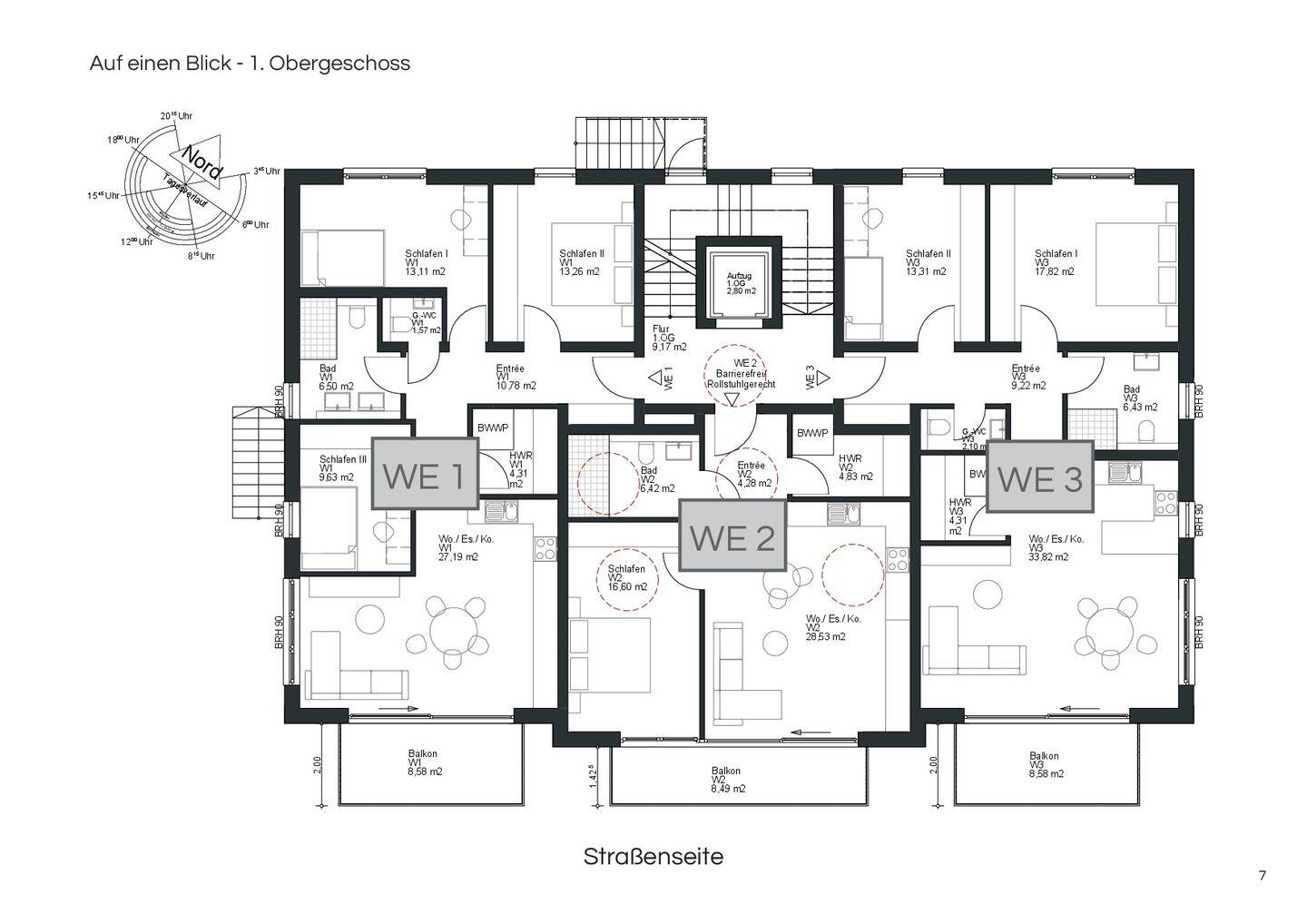 WE1: Moderne 4-Zimmer-Wohnung mit Balkon in Trier-Biewer – 54293 Trier – Vorschaubild 3