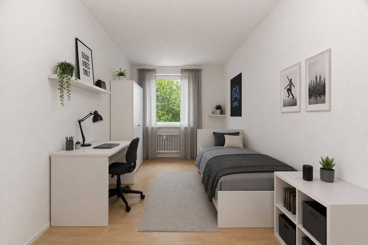 Ruhig, grün, Bogenhausen: 3-Zimmer-Wohnung mit Gestaltungsspielraum – 81927 München – Vorschaubild 3