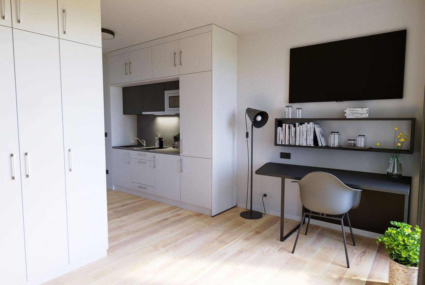 Helle 1-Zimmer-Wohnung in Hamburg zur Miete | Wentzel Dr. – 20539 Hamburg – Vorschaubild 3