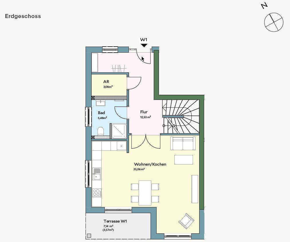 Neubau: Maisonette-Highlight in Kassel – 4 Zimmer auf 3 Ebenen – 34125 Kassel – Vorschaubild 3