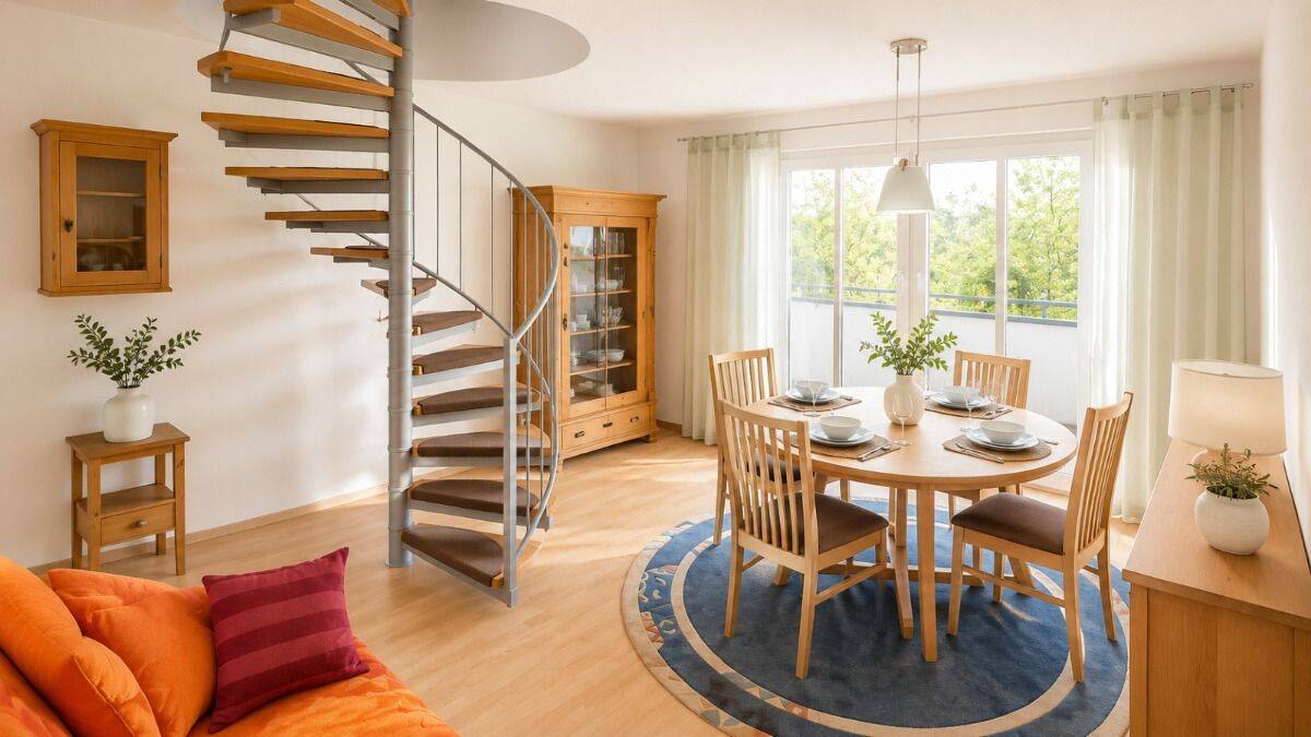 Sonnige 4-Zimmer-Maisonettewohnung mit 4 Südwest Balkonen & Tiefgarage in Fürth – Nähe Wiesengrund – 90762 Fürth – Vorschaubild 3
