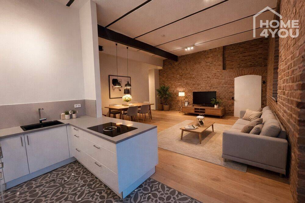 Luxuriöses Gutshaus-LOFT, 128 qm, 2 SZ, Duschbad & Wannenbad „en Suite“, WC, Einbauküche, TG-Platz – 50997 Köln – Vorschaubild 3