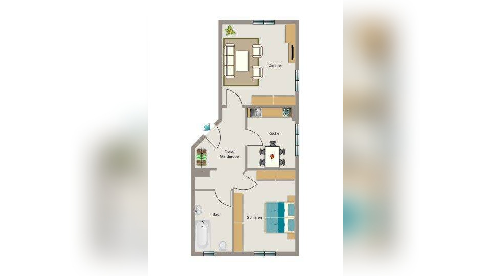 Eine Wohnung auf das beste Alter abgestimmt – Wohnen, wo das Herz schlägt. – 47166 Duisburg – Vorschaubild 4