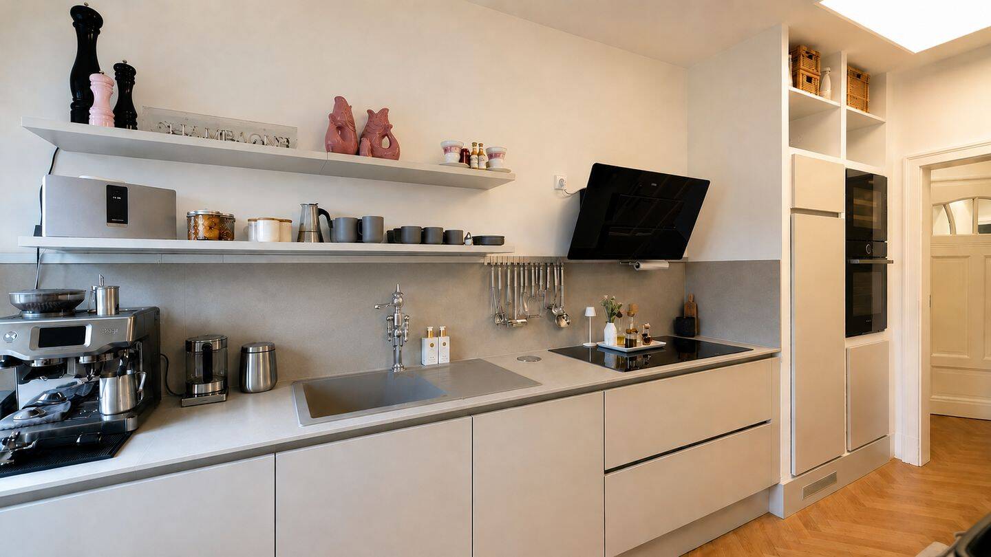 Stilvoll wohnen über den Dächern von Düsseltal – großzügiger 106m² Jugendstil-Altbau mit Balkon – 40239 Düsseldorf – Vorschaubild 3