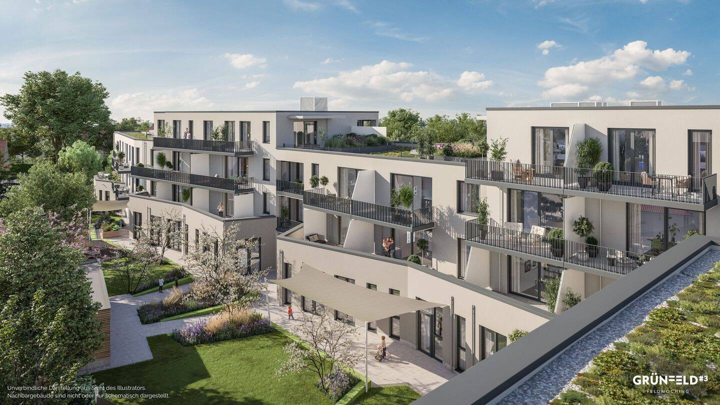Apartment mit durchdachtem Grundriss mit geschützter Loggia und Tageslichtbad – 80995 München – Vorschaubild 3