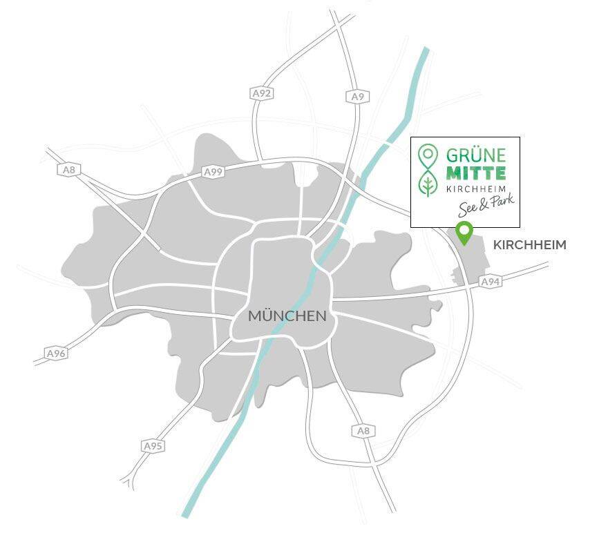 Modernes Apartment mit Duschbad u. Terrasse mit Parkblick – 85551 Kirchheim b. München – Vorschaubild 4