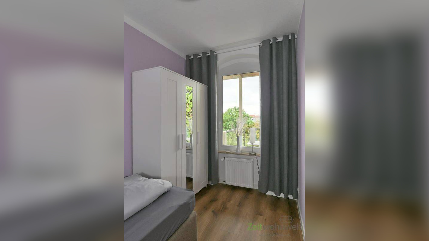 (EF1384_M) Erfurt: Krämpfervorstadt, neu sanierte und neu möblierte 2-Zimmer-Wohnung mit Balkon – 99085 Erfurt – Vorschaubild 3
