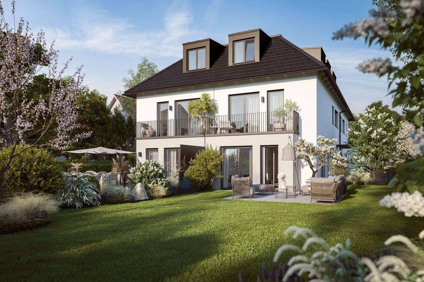 Effizienzhaus 55/KfW 55-Stilvolles Stadthaus mit Südwest Ausrichtung im schönen Aubing (H4) – 81249 München – Vorschaubild 3