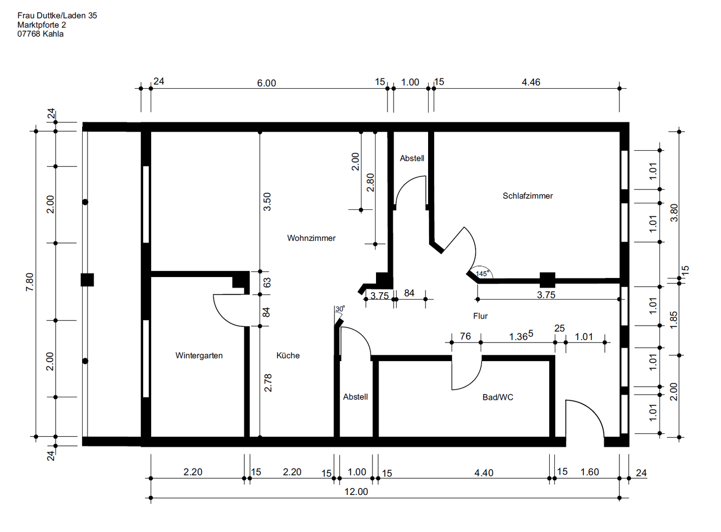 Mietwohnung, 3 Zimmer, 68 m², in Chemnitz – Chemnitz – Vorschaubild 3