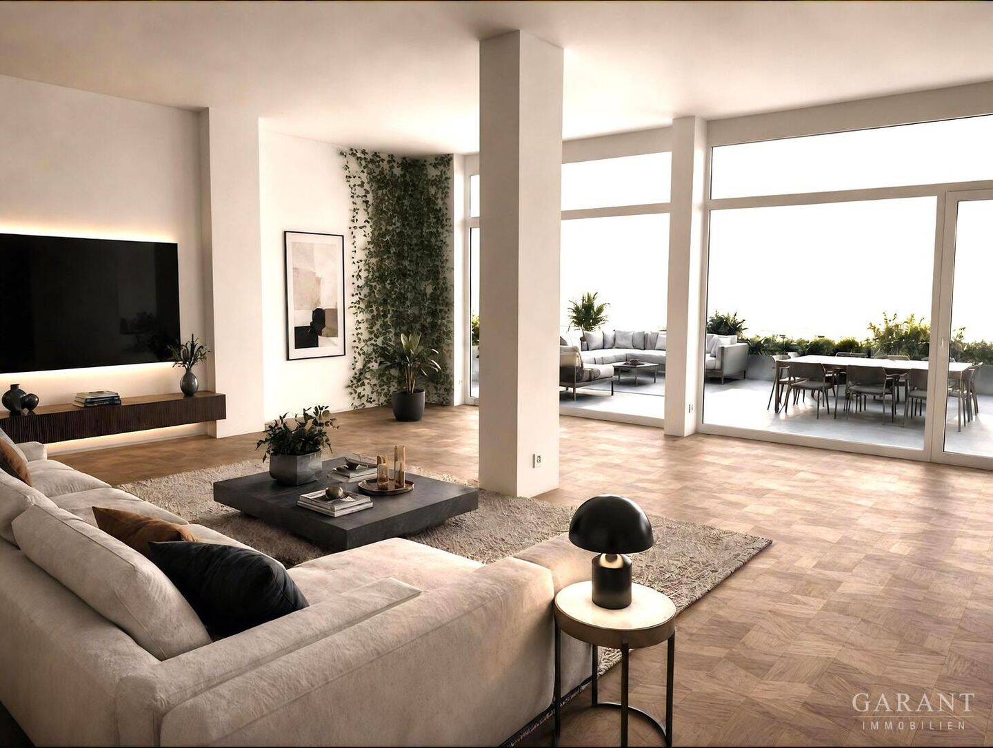 Sanierte, barrierearme Erdgeschosswohnung mit 40 qm Terrasse und hohen Räumen – 76133 Karlsruhe – Vorschaubild 3