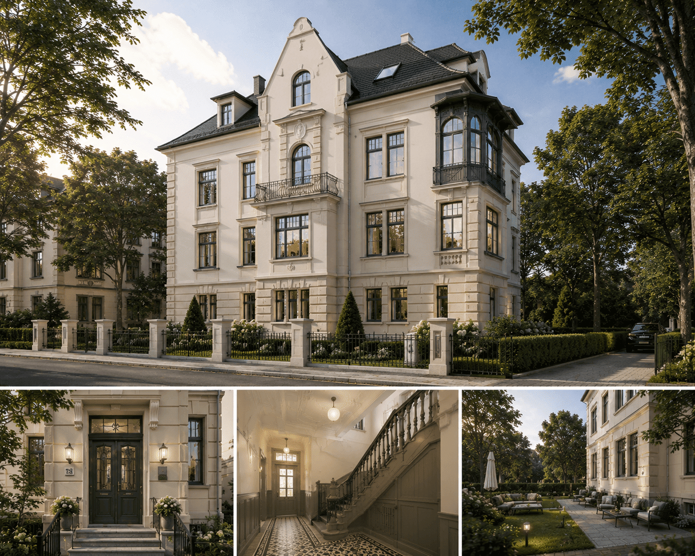 Einzigartige Dachgeschossresidenz in historischer Villa – 155 m² Wohnkultur – 1099 Dresden – Vorschaubild 3