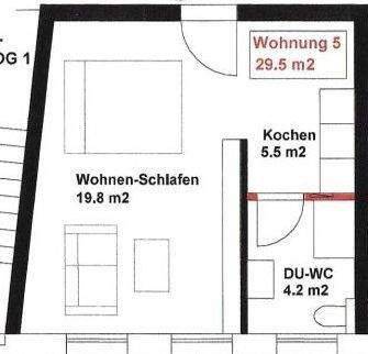 Hagen! Zentrales 1-Zimmer-Apartment WE05 – 58095 Hagen – Vorschaubild 7