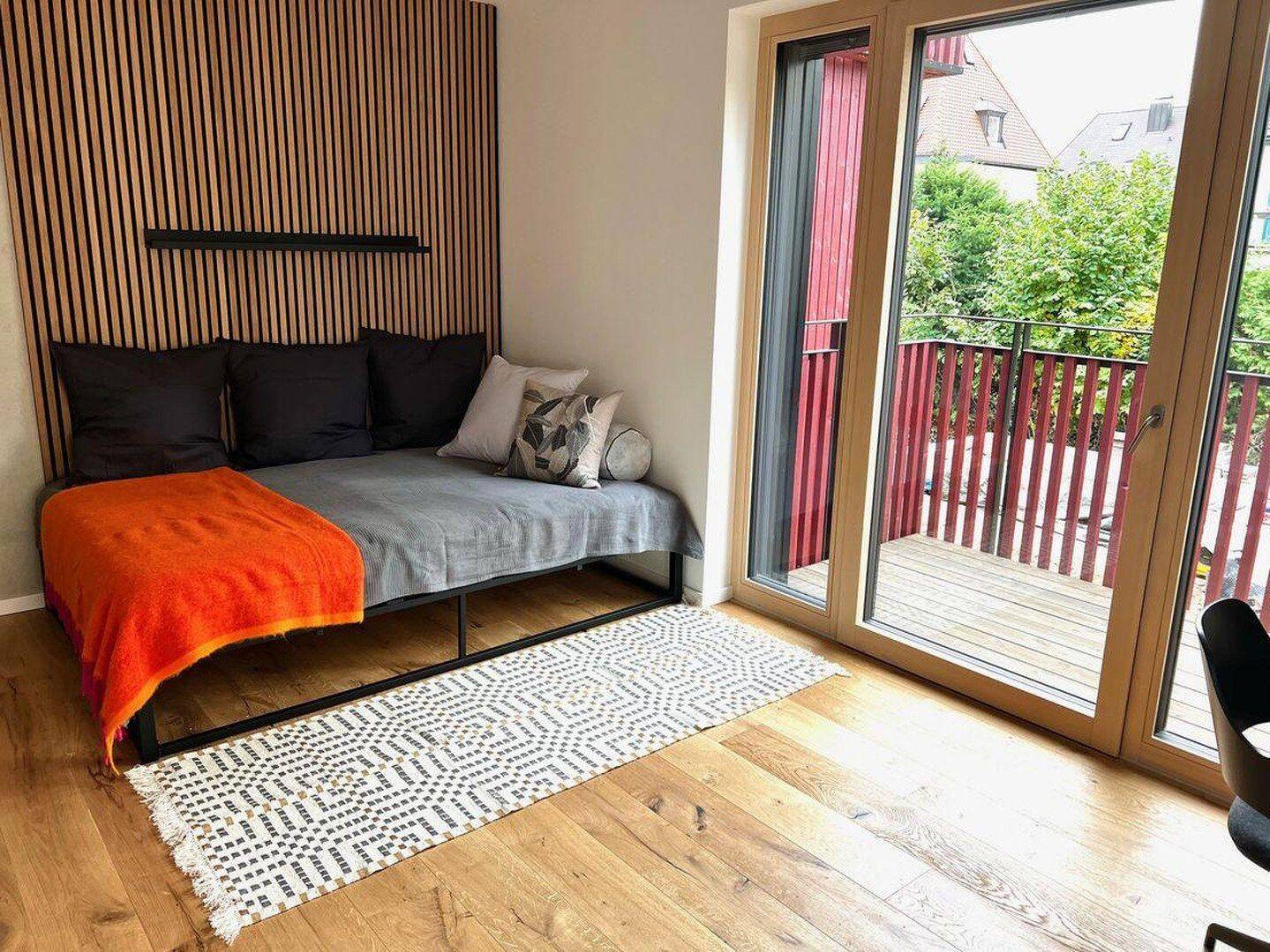 1-Zimmer-WHG komplett ausgestattet, 1-room APP comfortably furnished, Munich Westpark, Metro U6 – München – Vorschaubild 3