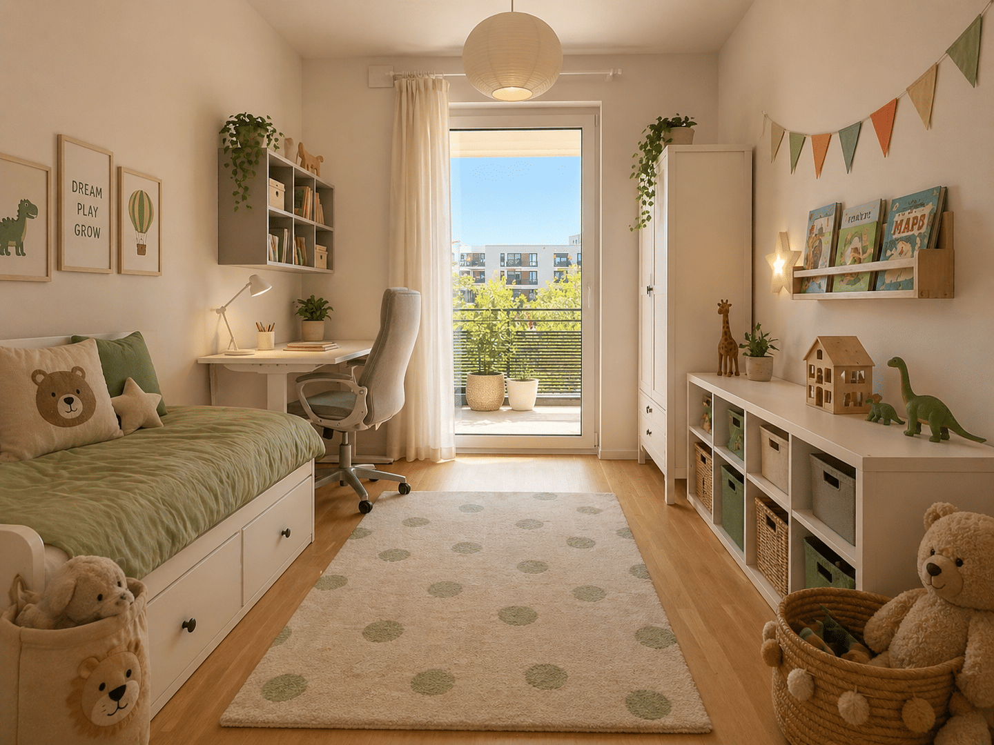 Exklusive 3-Zimmer-Wohnung mit Süd/West-Balkon, EBK, 2 Bädern & Tiefgarage in München-Nymphenburg – 80634 München – Vorschaubild 3