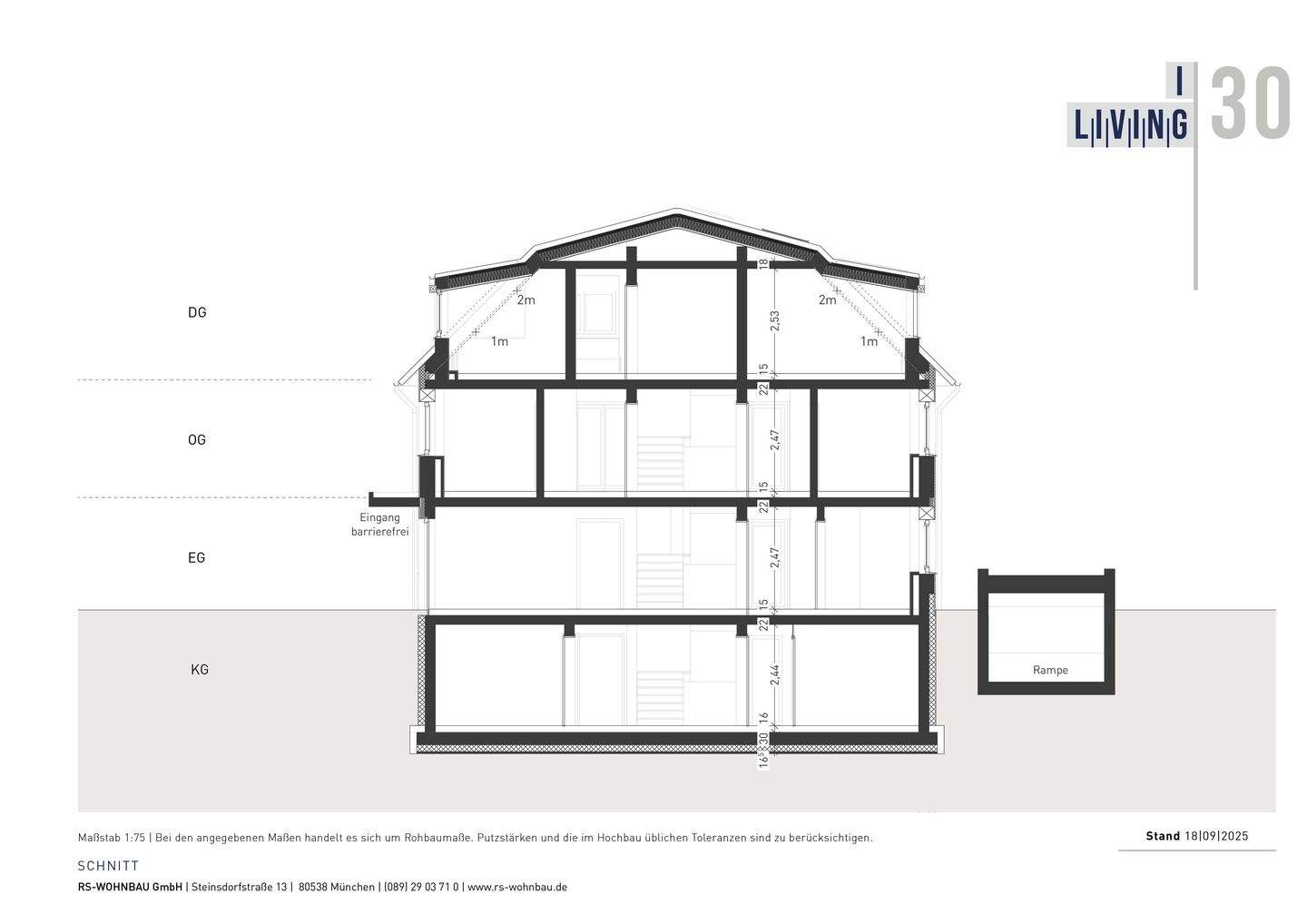 Moderne Neubau-DG-Wohnung mit sonniger Dachterrasse, München-Waldtrudering – 81827 München – Vorschaubild 3