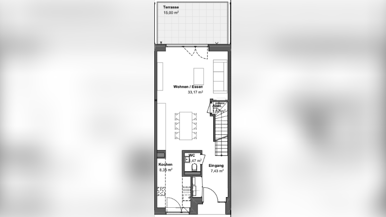 Neubau-Reihenhaus am See mit Garten & Dachterrasse | Bremen-Aumund – 28755 Bremen – Vorschaubild 3
