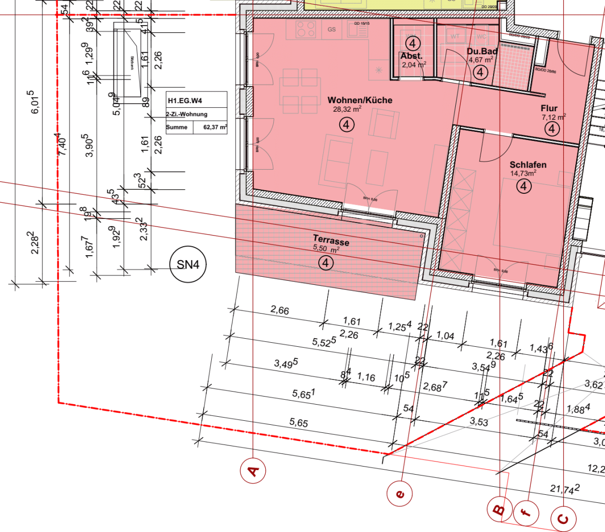 Achtung Steuerfüchse-SonderAFA im KFW 40 QNG Energiesparhaus Schöne helle Wohnung mit Garten – 54294 Trier – Vorschaubild 3