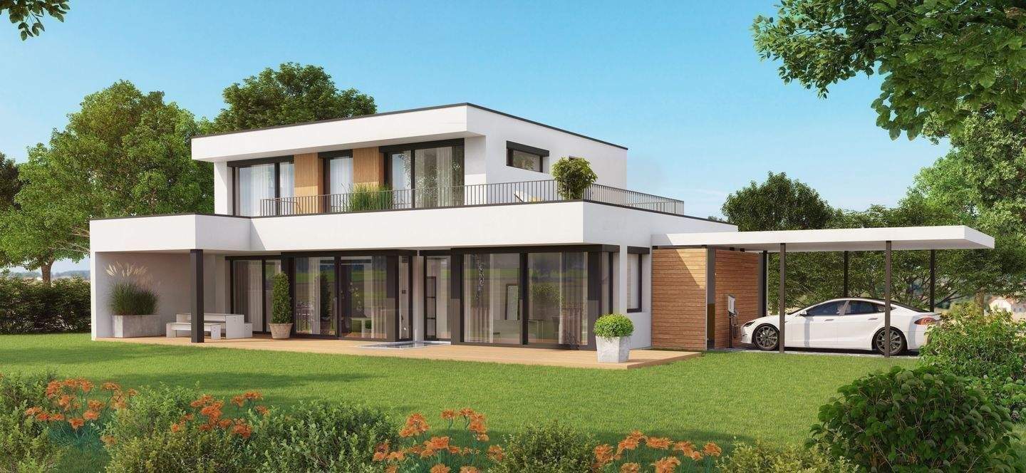 Bauhaus in Bestlage von Bergstedt – Architektenhaus – – 22395 Hamburg – Vorschaubild 4