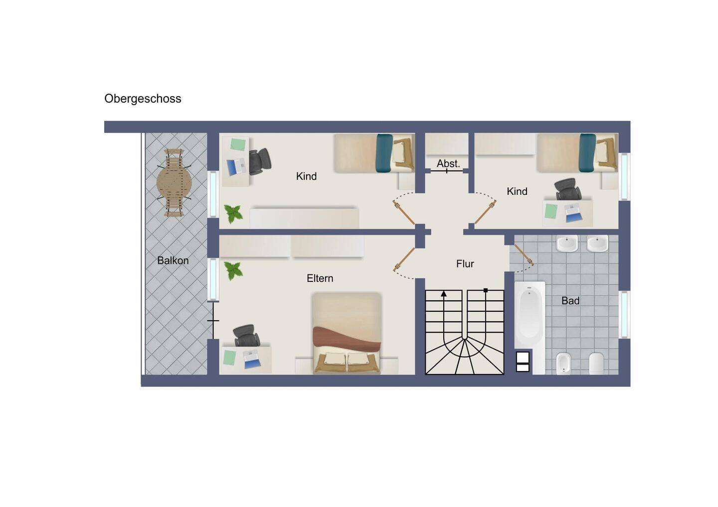 Familiengerechtes Reihenmittelhaus in ruhiger Lage – 64291 Darmstadt – Vorschaubild 3
