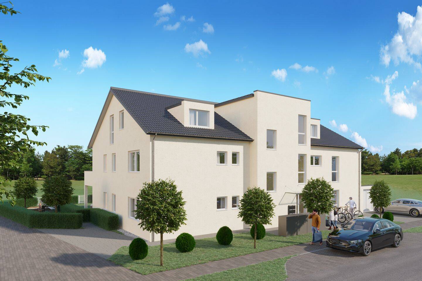 Neubau: Moderne 3-Zimmer-Erdgeschosswohnung mit Terrasse – 85057 Ingolstadt – Vorschaubild 3