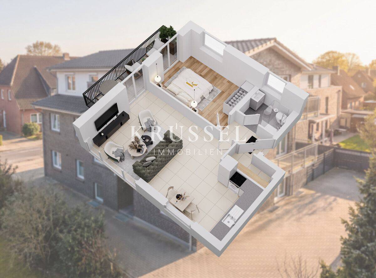 NEU: Attraktive Eigentumswohnung mit Balkon am Lingener Telgenkamp zum Kauf! – 49808 Lingen (Ems) – Vorschaubild 3