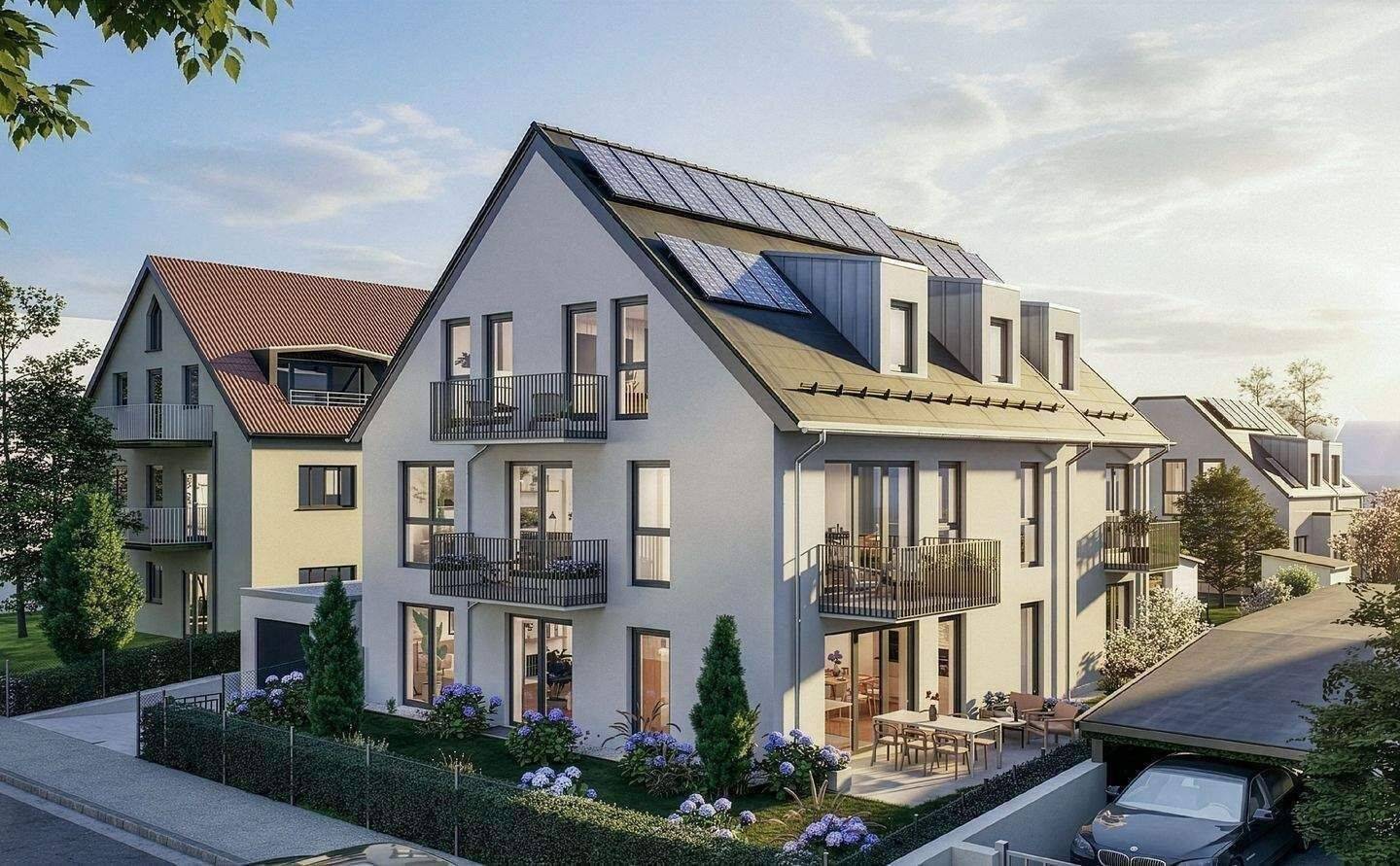 Whg 5 – Wohnensemble „Gipfelglück“ – 2 Zimmer-Dachgeschosswohnung – 81825 München – Vorschaubild 3