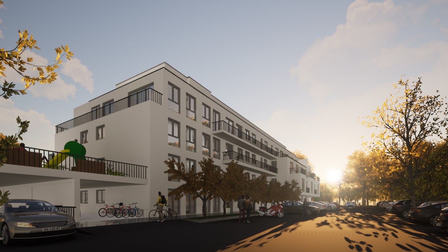 IDEAL FÜR PAARE UND FAMILIEN – GROßZÜGIG GESCHNITTENE 3-ZIMMER NEUBAUWOHNUNG MIT BALKON – ERSTBEZUG – 90763 Fürth – Vorschaubild 3