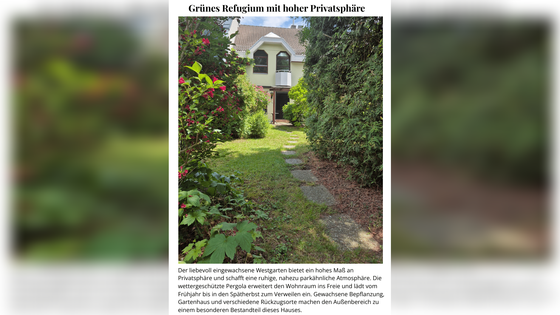 Gepflegtes Reihenmittelhaus in München-Bogenhausen / Englschalking – Westgarten • Kaminofen • Dachstudio • Tiefgarage – 81929 München – Vorschaubild 3