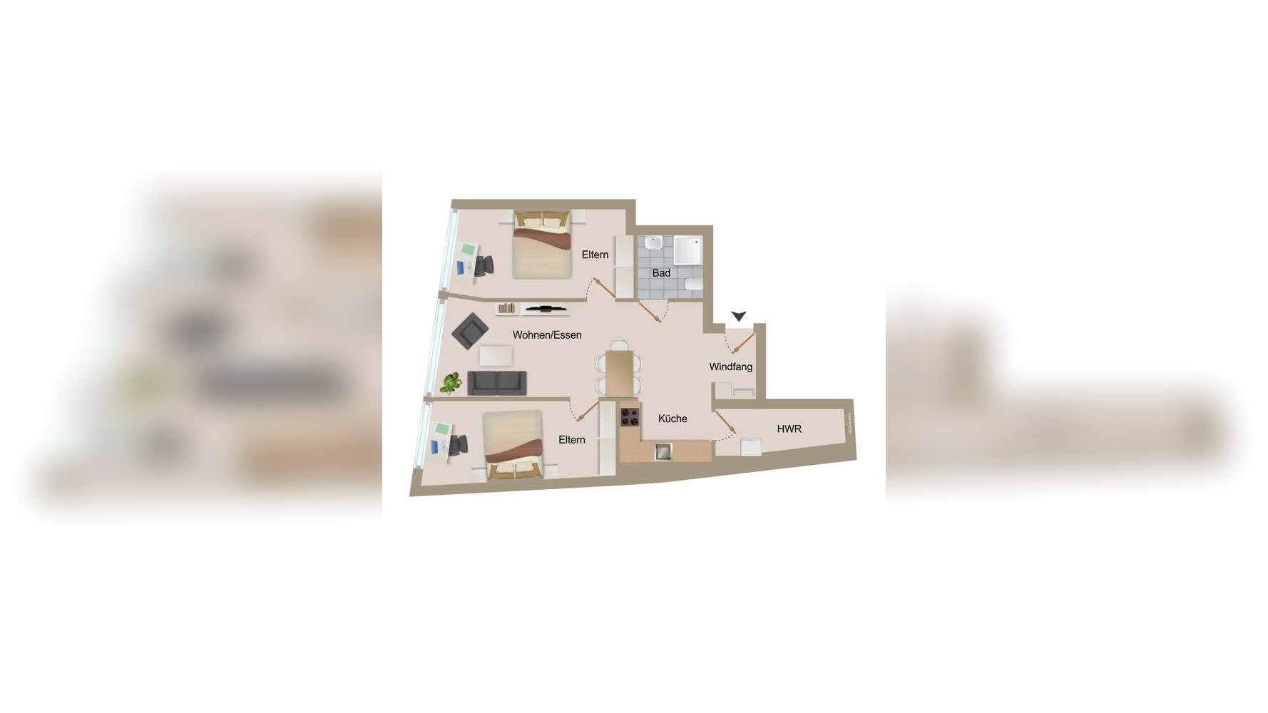 3 Zimmerwohnung im Lloydhof – 28195 Bremen – Vorschaubild 3