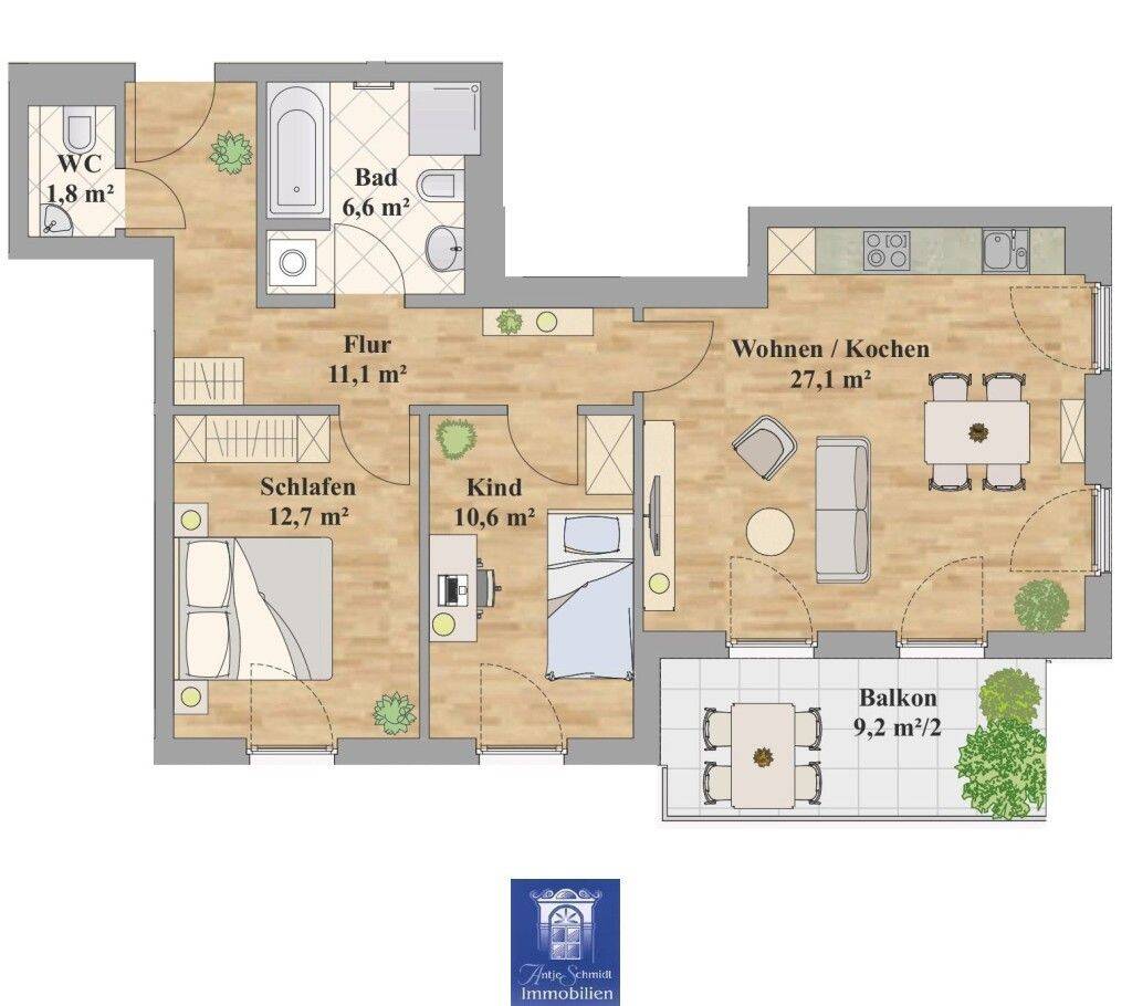 Perfekter Familientraum mit exklusiver Ausstattung und idealem Grundriss! Erstbezug! – 1219 Dresden – Vorschaubild 3