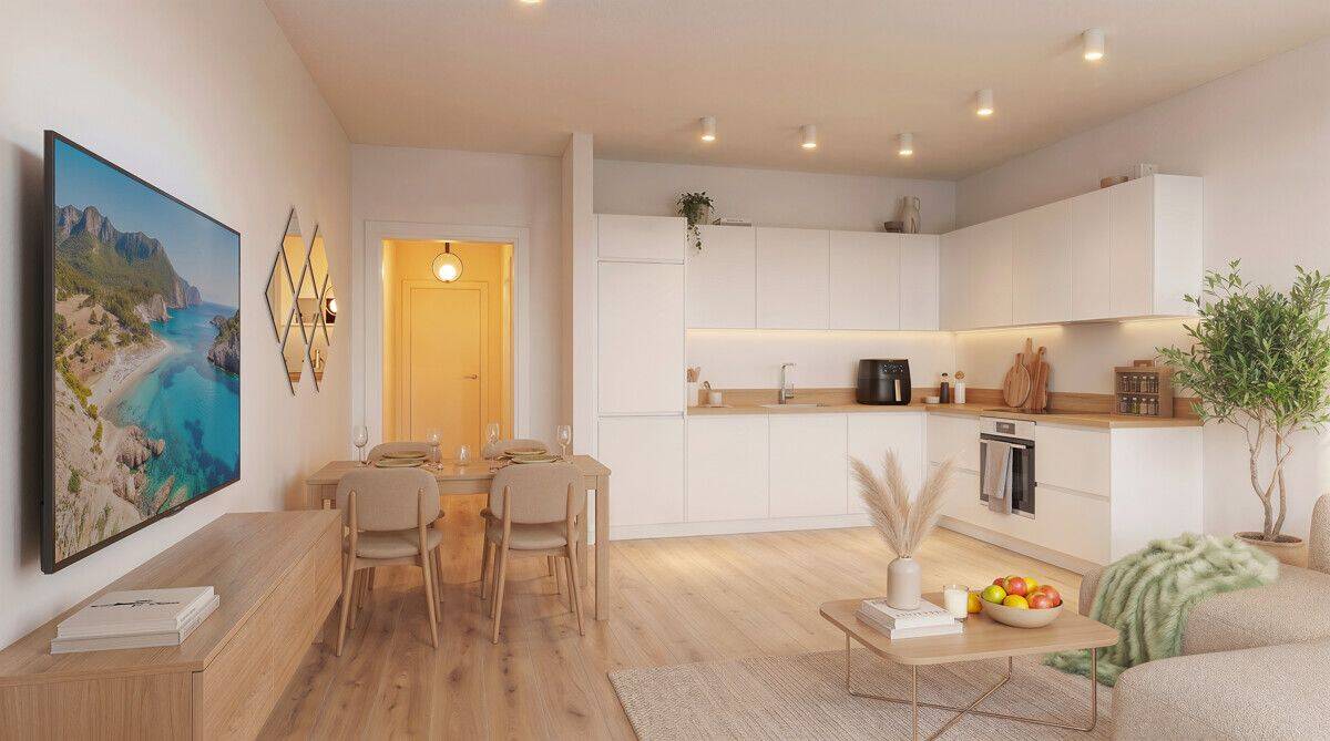 Neubau-Eigentumswohnung im EG mit Terrasse (KFW 40+QNG) in moderner Wohnresidenz in Nadorst – 26127 Oldenburg (Oldb) – Vorschaubild 3
