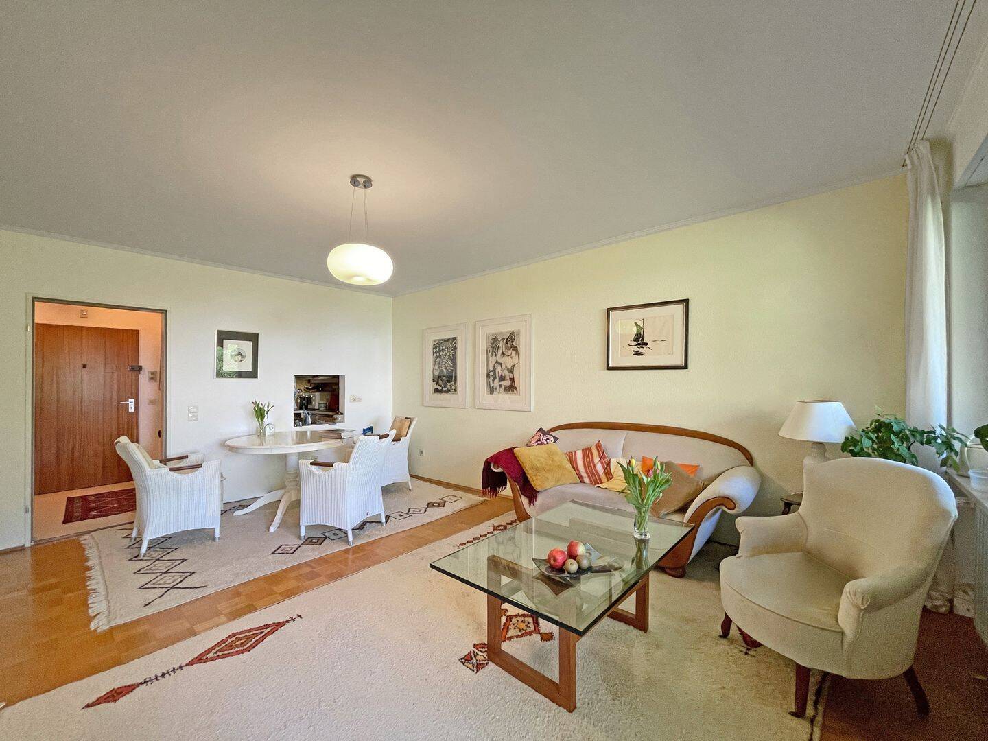 Solln – Ruhige 2-Zi.-Whg. – 66 qm, Westbalkon, herrlicher Blick ins Grüne – Sofort beziehbar ! – 81477 München – Vorschaubild 4