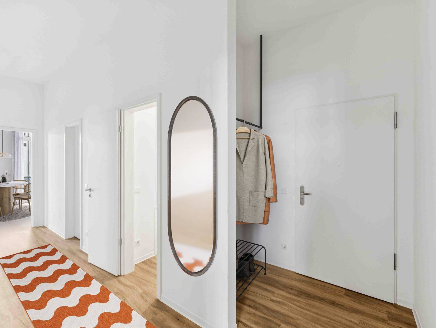Perfekt für kleine Familien: Praktische 3-Zimmer-Wohnung mit Balkon – 1159 Dresden – Vorschaubild 4