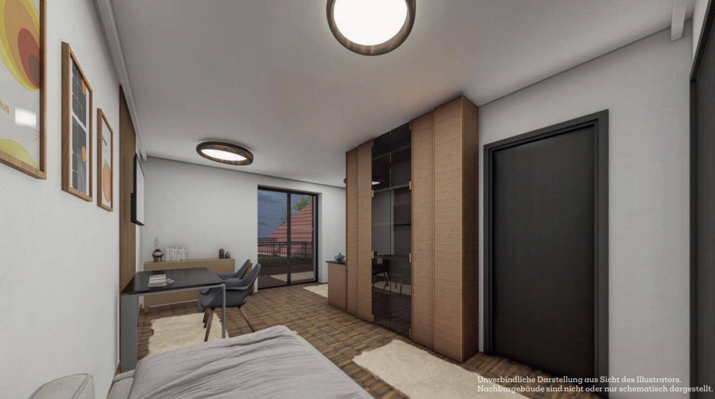 Attraktives 1-Zimmer-Apartment mit Privatgarten & Terasse in München-Pasing – 81241 München – Vorschaubild 4