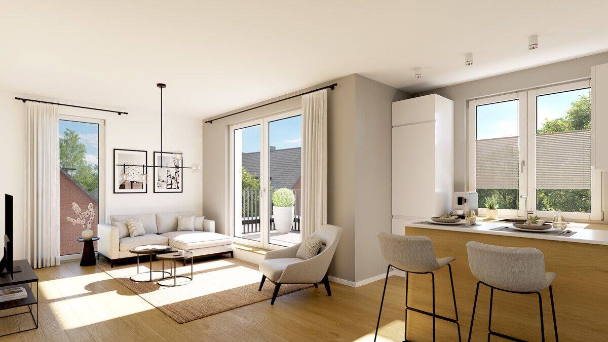 NEU: 3-Zimmer-Neubau Familien-Maisonette mit Garten, Balkon & KfW40EE in Hamburg-Niendorf – 22459 Hamburg – Vorschaubild 4