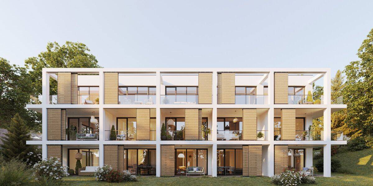 WOHNEN im GRÜNEN: ERSTBEZUG im LUXUS Neubau: QNG + KFW: 4-Zi-Whg mit 2 Bädern + RIESEN SÜD Terrasse – 12247 Berlin – Vorschaubild 3