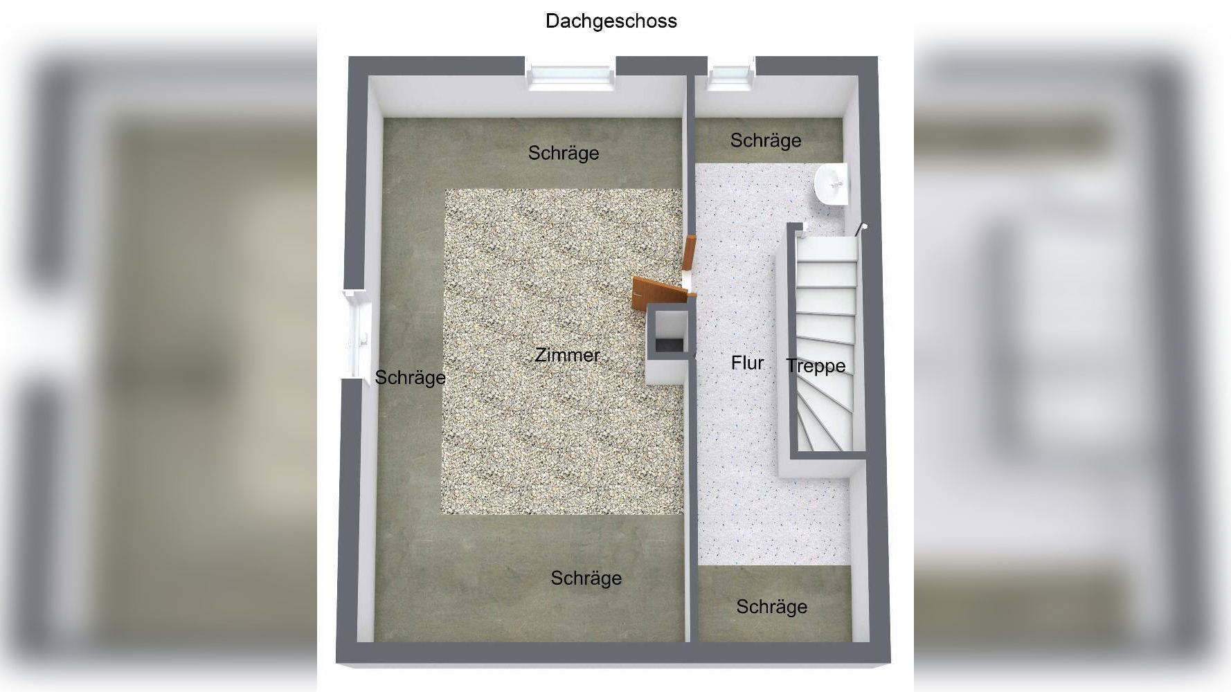 charmante DHH, 4,5 Zi., großer Garten, Carport ruhige rückwärtige Lage direkt am Römerkastell – 70376 Stuttgart – Vorschaubild 3