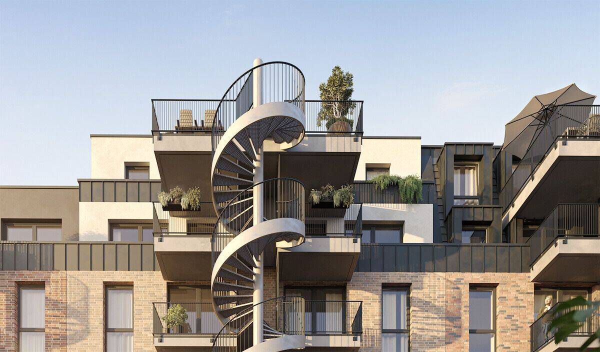 Neubau Erstbezug: Exklusive und hochwertig ausgestattete 2 Zimmer Wohnung im DG, 2 Balkone in Haus B – 28207 Bremen – Vorschaubild 4