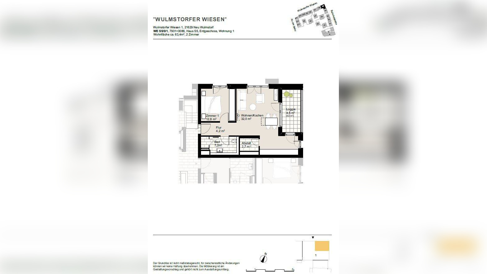 Stilvolle Wohnung zur Miete in Neu Wulmstorf- Wentzel Dr. – 21629 Neu Wulmstorf – Vorschaubild 3
